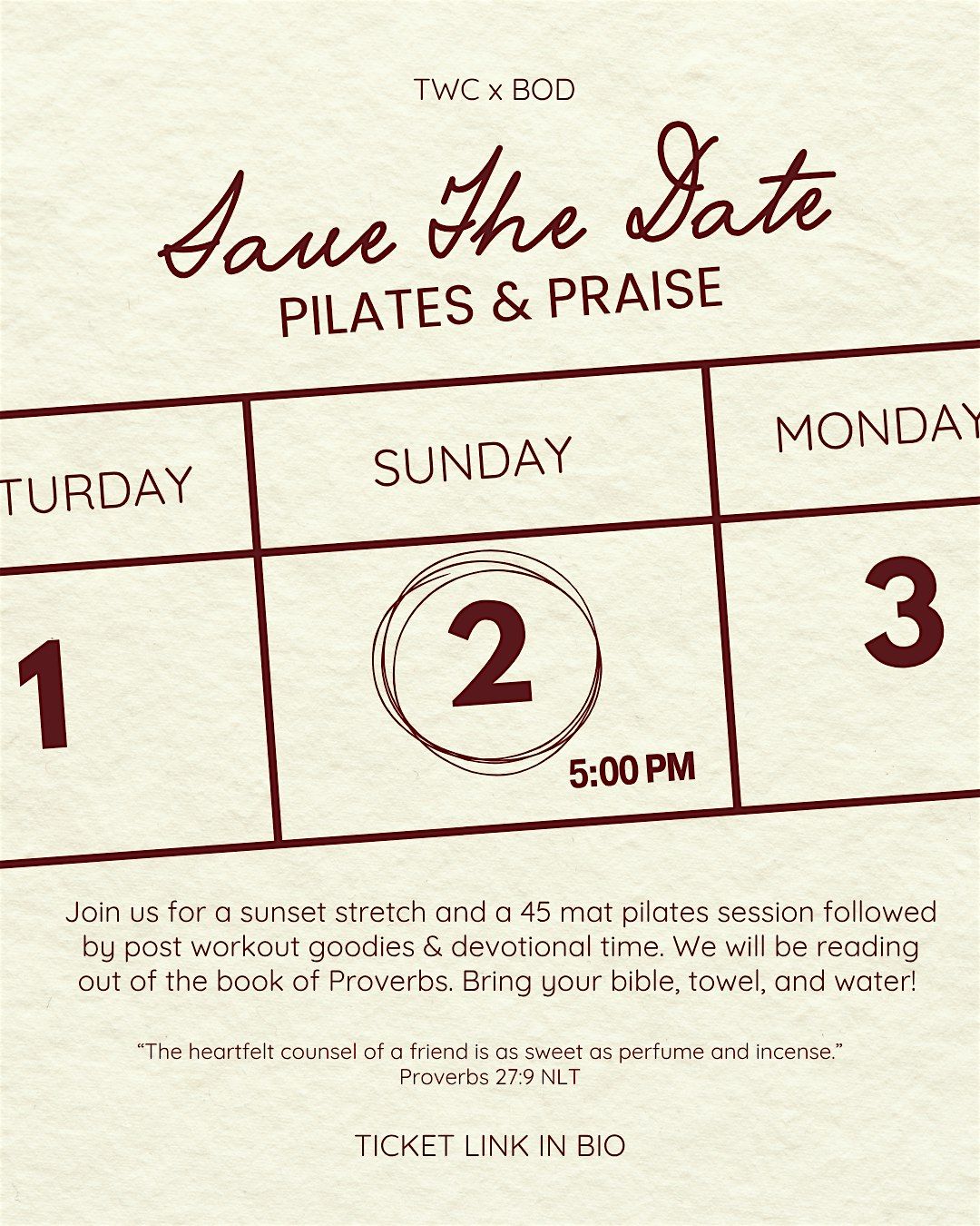 PILATES & PRAISE
