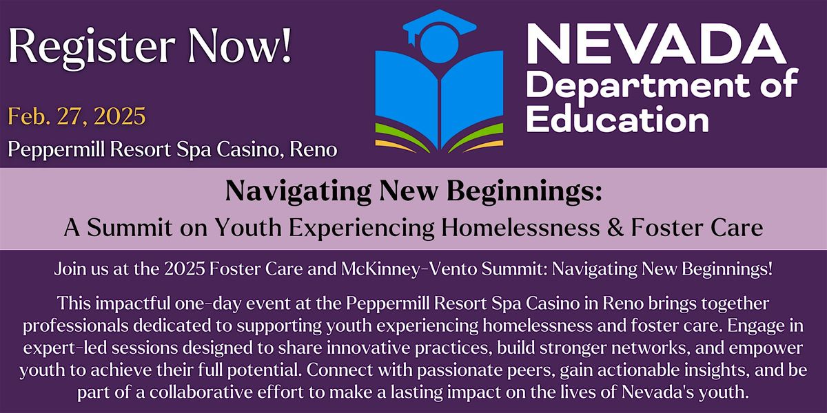 NV Department of Education's McKinney-Vento & Foster Care Liaison Summit