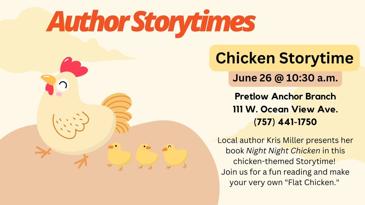 Author Storytimes - Chicken Storytime