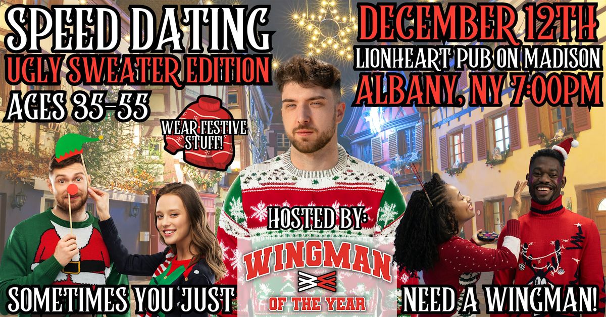 Speed Dating Wingman Of The Year: Albany, NY [Ugly Sweater Edition]