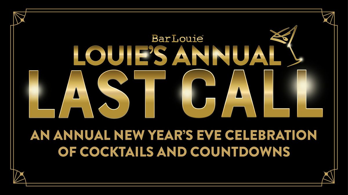 NYE 2025 at Bar Louie Jordan Creek