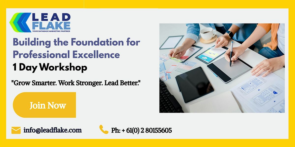 Foundations of Professional Success - Workshop in Petaling Jaya