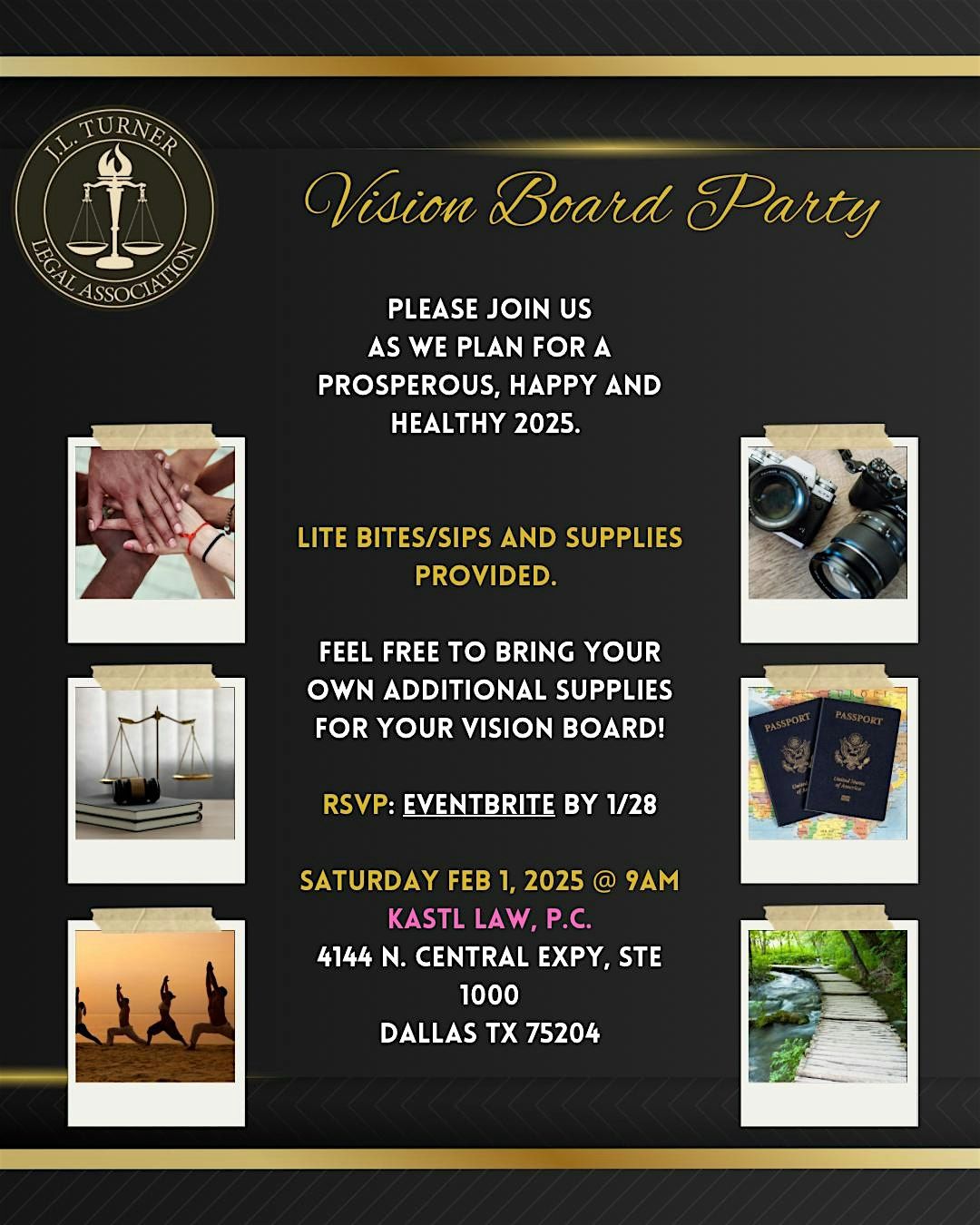 J.L. Turner Legal Association: Vision Board Party