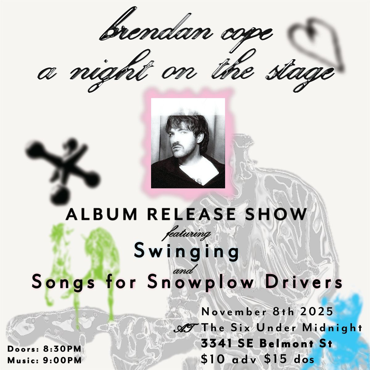 Brendan Cope (Album Release) with Songs for Snowplow Drivers and Swinging