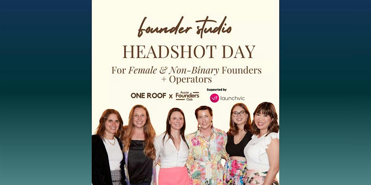 Founder Studio: Personal Branding & Headshot Morning Session