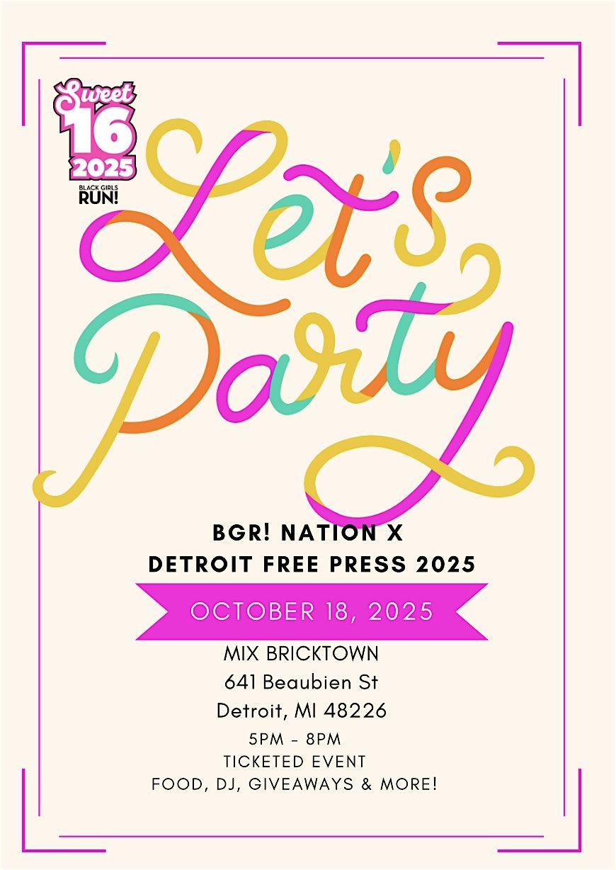 Black Girls RUN! Nation Meetup at Detroit Free Press 2025