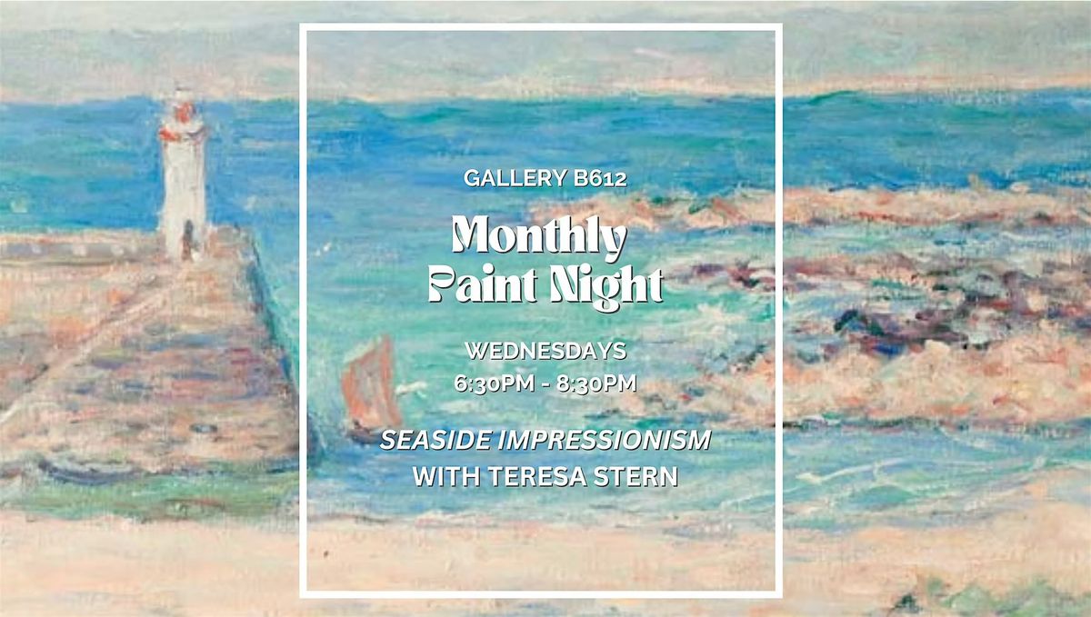 Paint Night: Seaside Impressionism with Teresa Stern