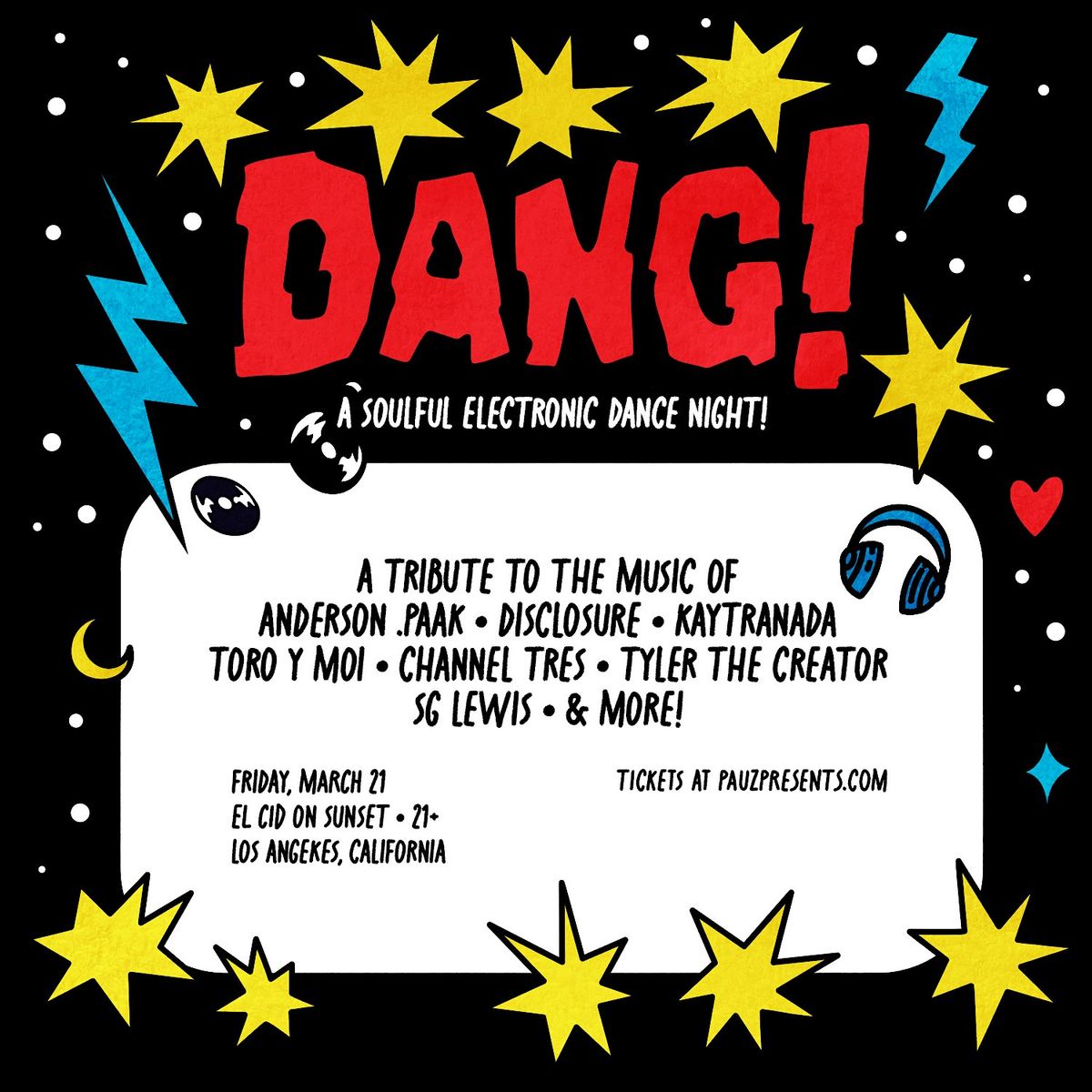 DANG! - A Soulful Electronic Dance Night