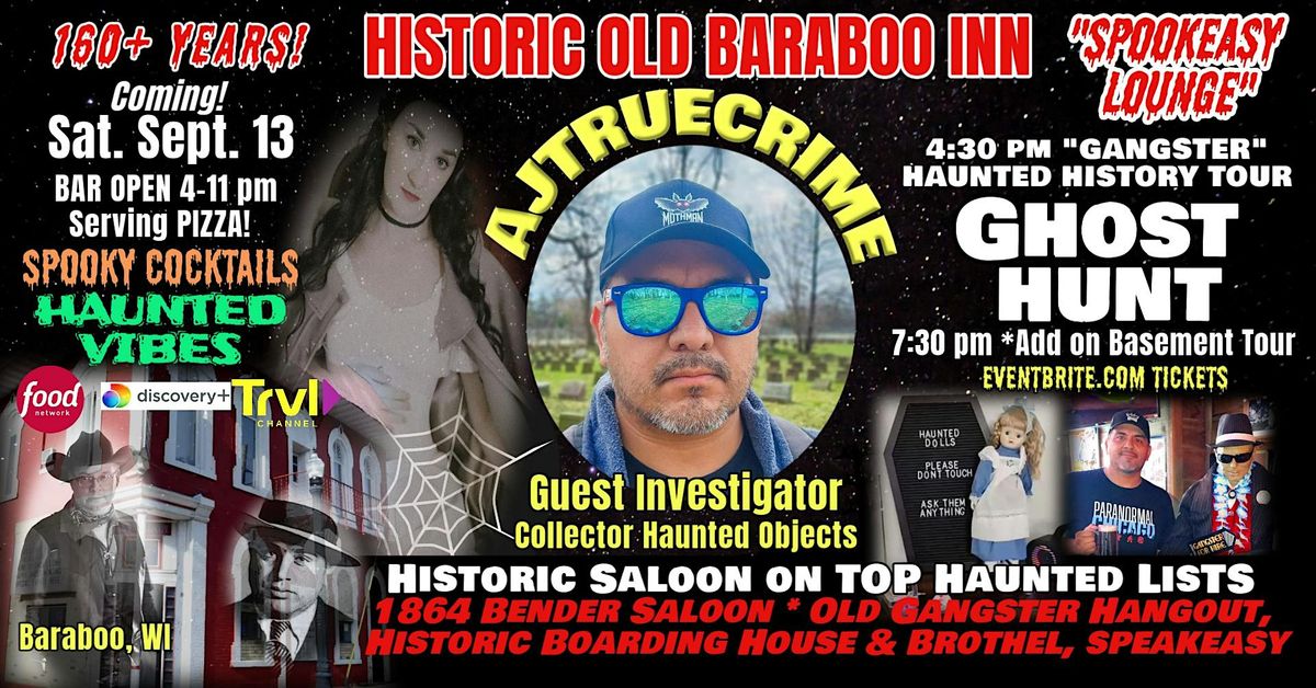 SPOOKY FUN! HAUNTED HISTORY TOUR and GHOST HUNT with AJTRUECRIME