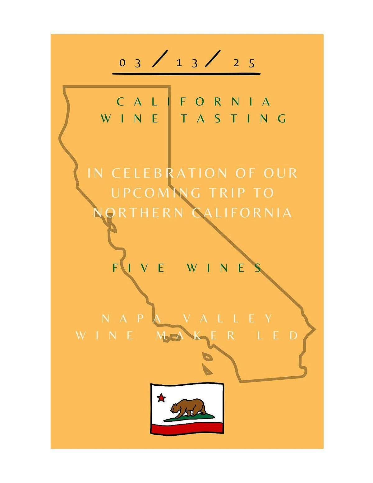 Napa California Wine Tasting