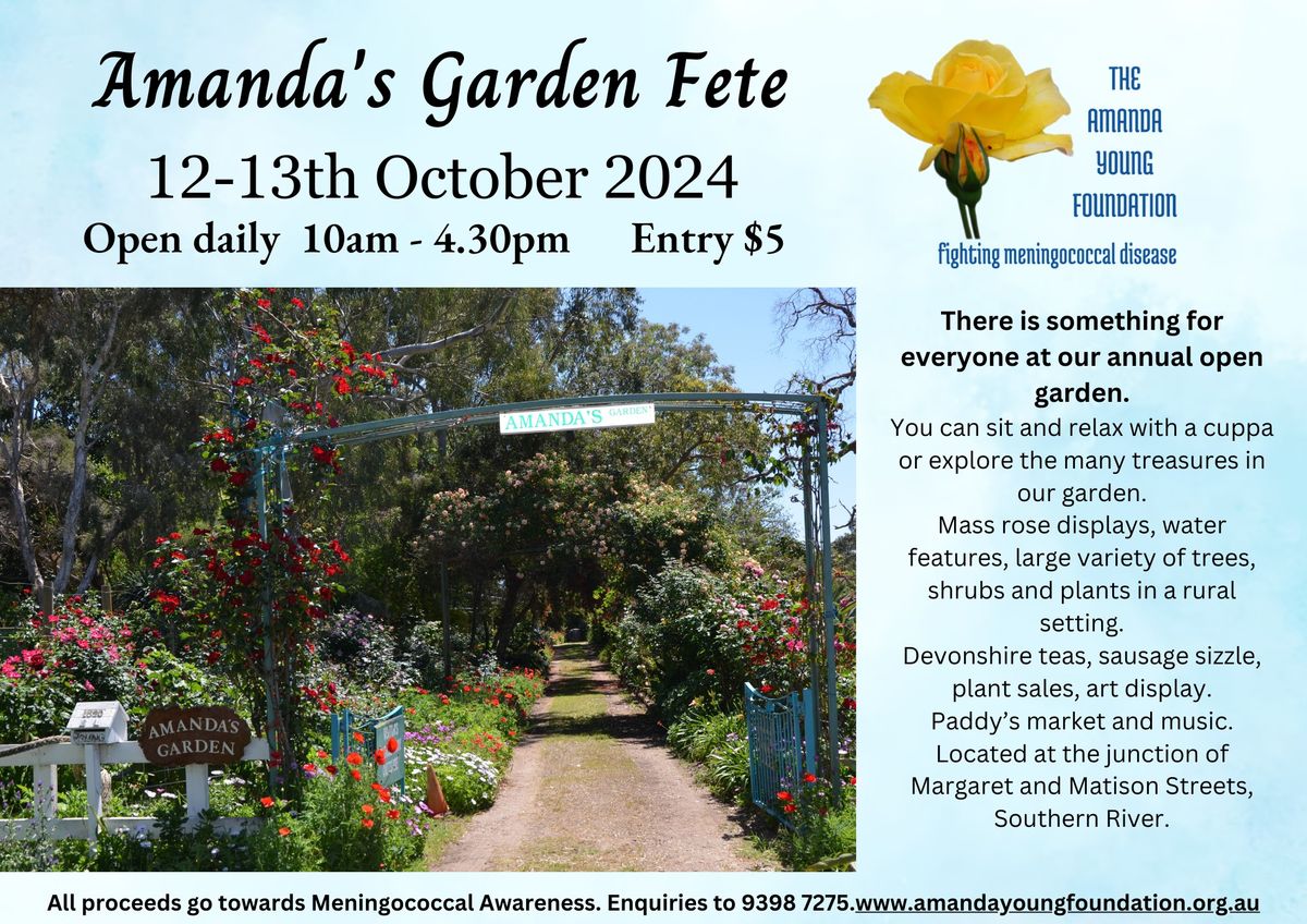 Amanda's Garden Fete