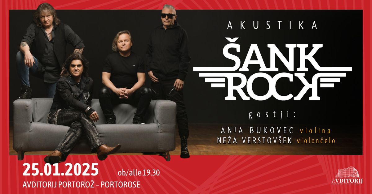 \u0160ank Rock | AKUSTIKA | Avditorij Portoro\u017e | 25. 1. 2025