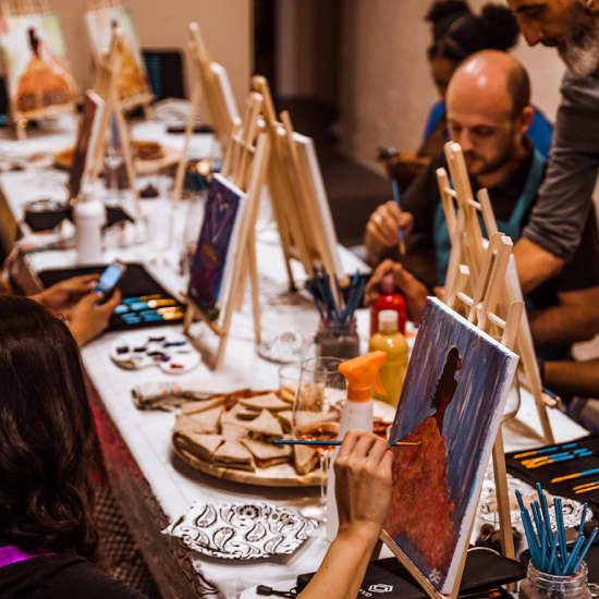 Sip & Paint en Soho Art Madrid