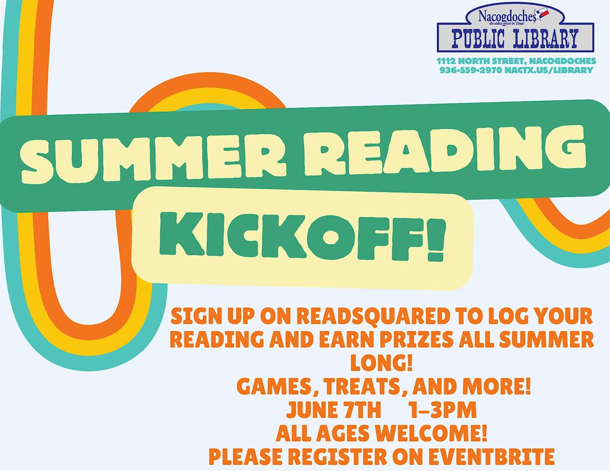 SUMMER READING KICKOFF: Color Our World