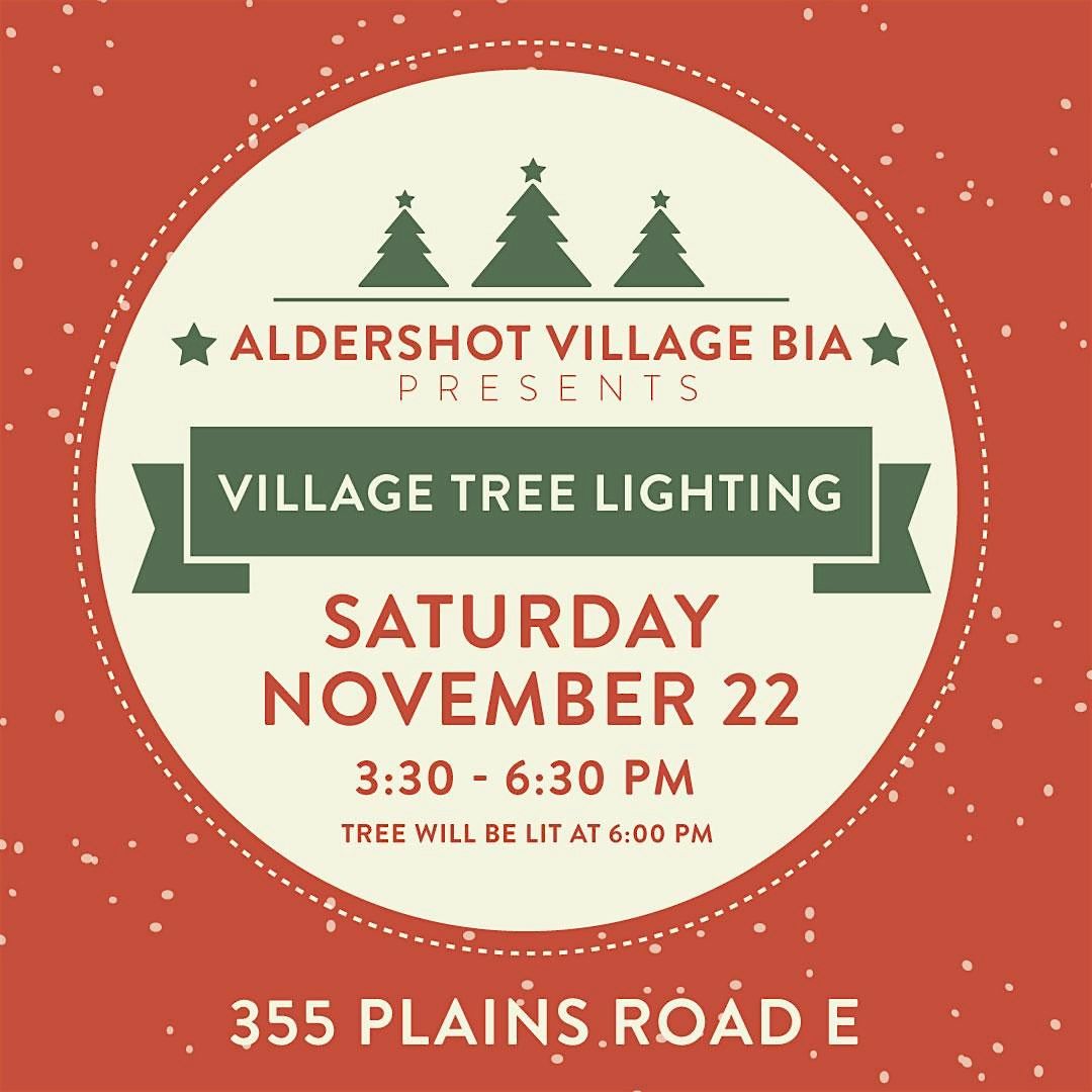 Aldershot Village Tree Lighting - Organized by Aldershot Village BIA
