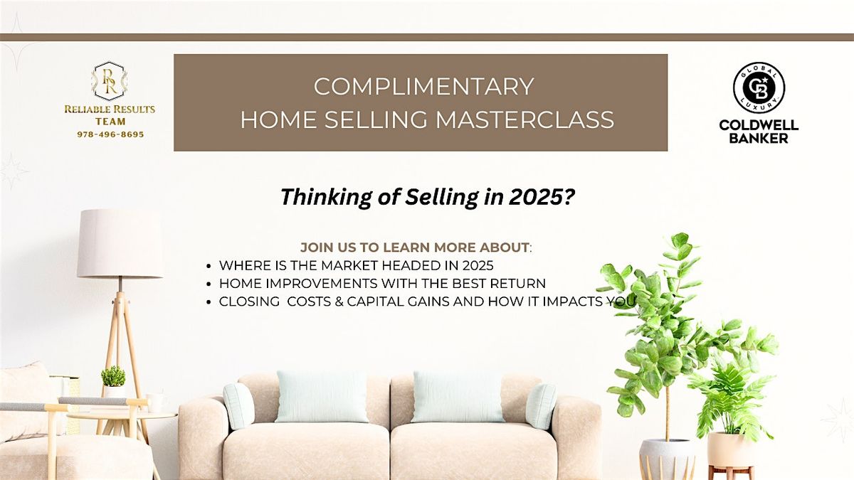 Join us! Free Home Selling Masterclass