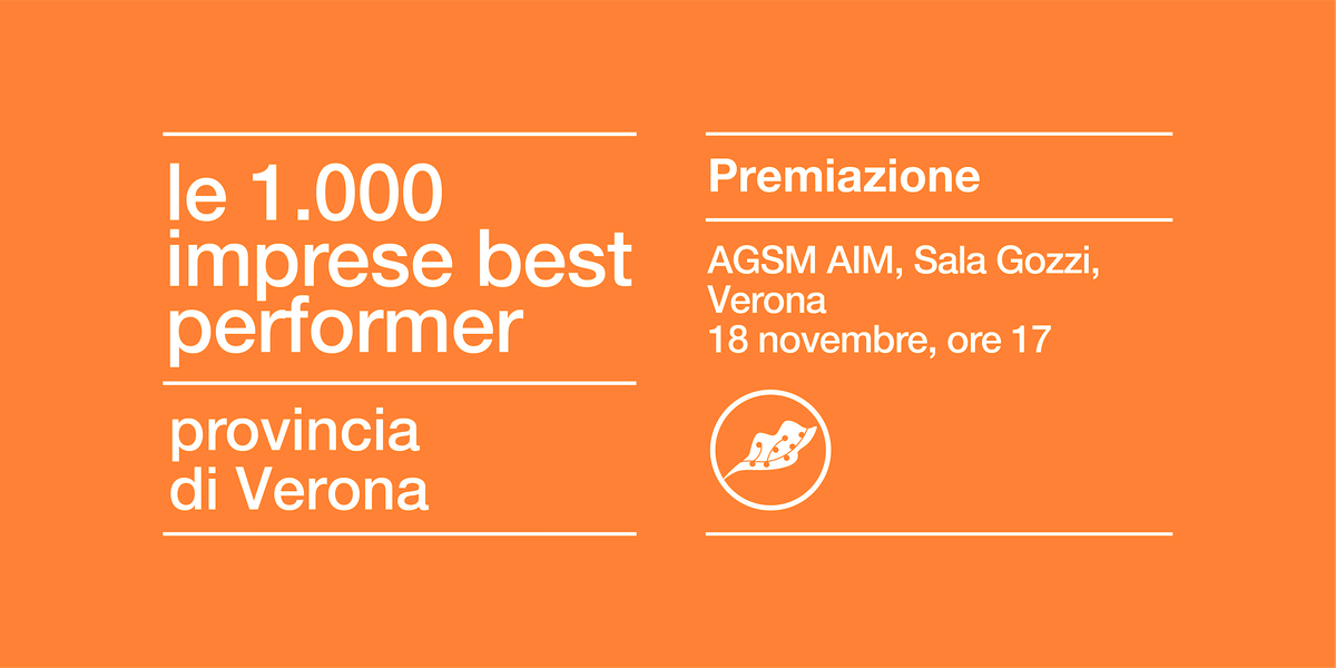 PREMIO LE 1000 IMPRESE BEST PERFORMER 2024 | VERONA