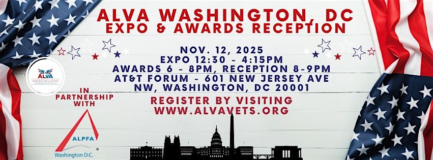 2025 ALVA DC Expo\/Awards Reception (in Partnership with ALPFA DC)