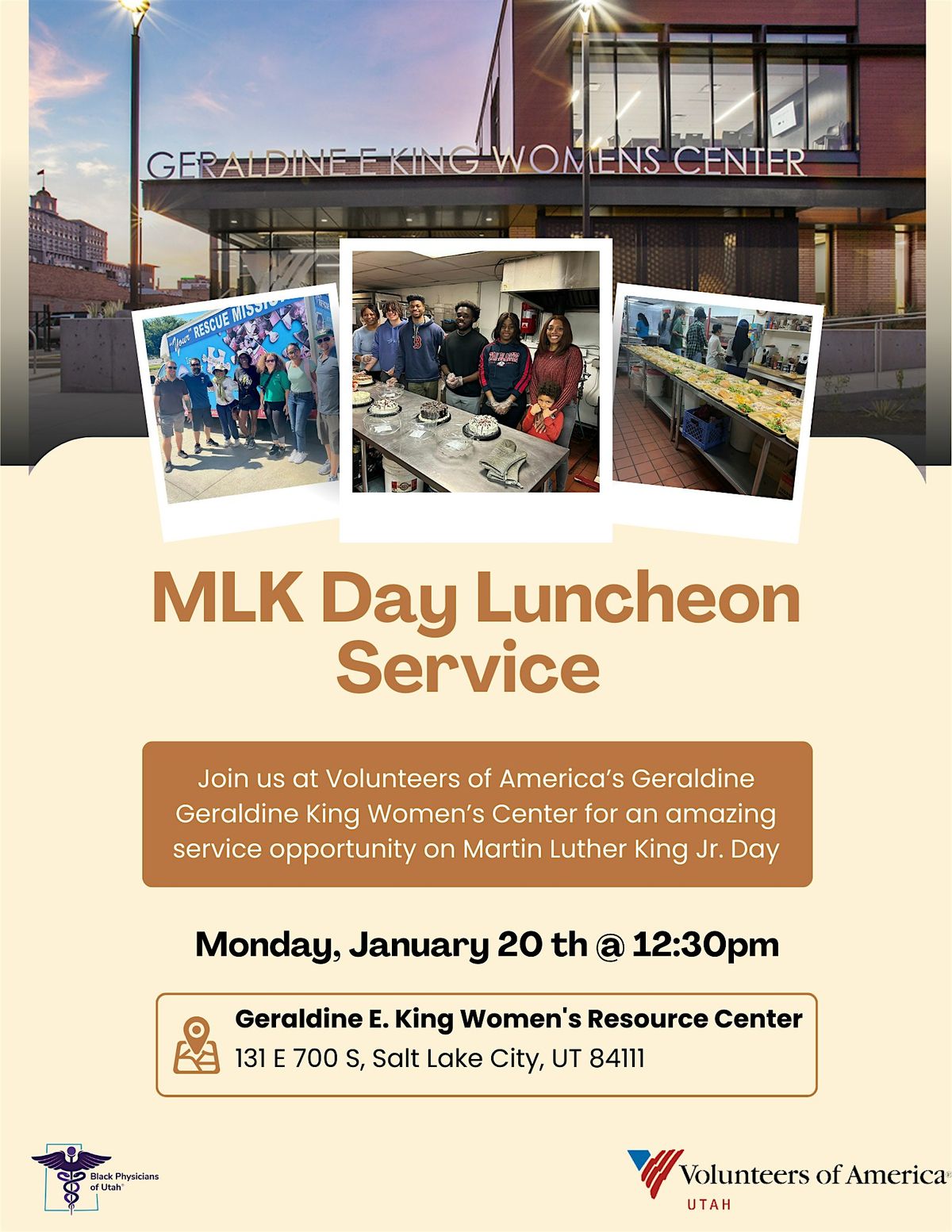 MLK Jr. Day Luncheon Service