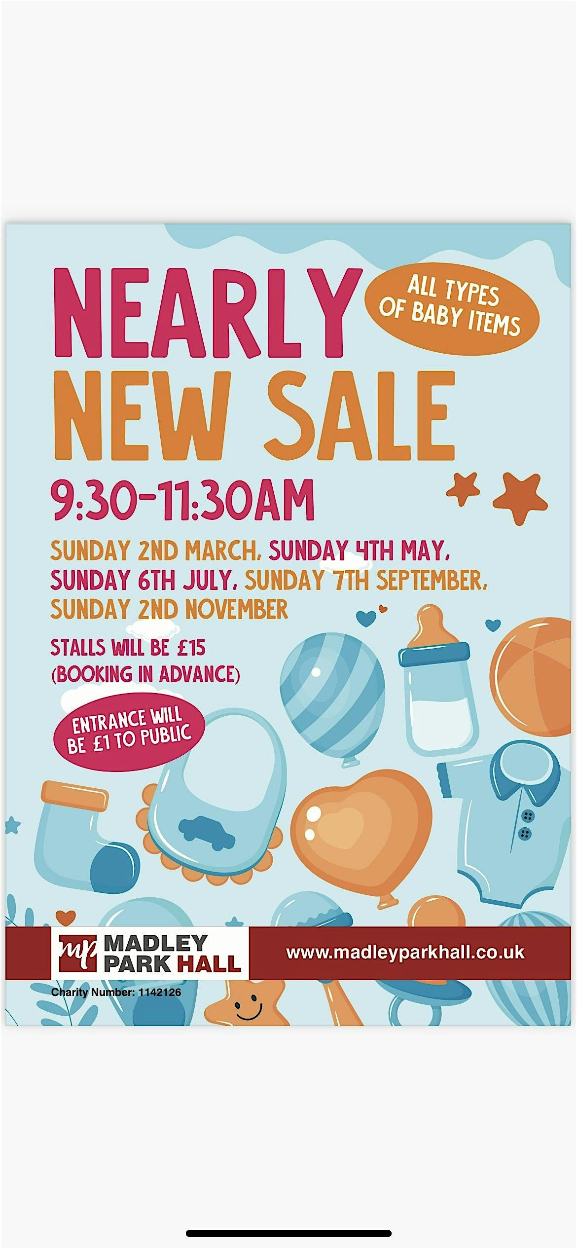 Nearly new baby and child sale ** SELLERS