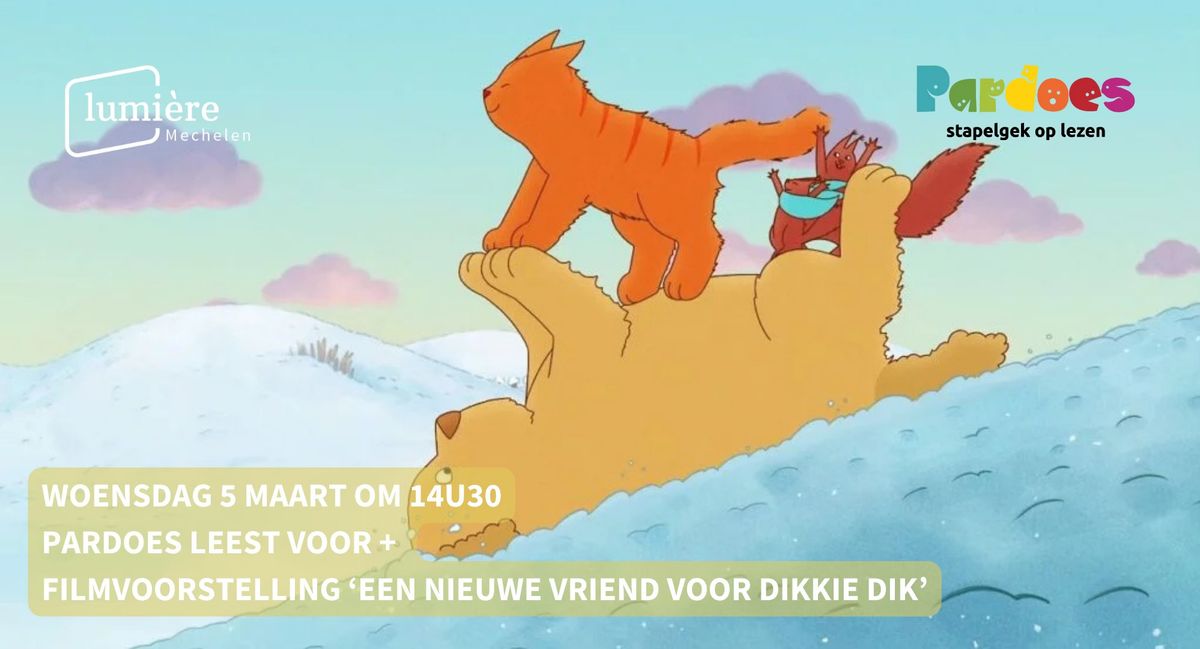 Pardoes leest voor: Een nieuwe vriend voor Dikkie Dik