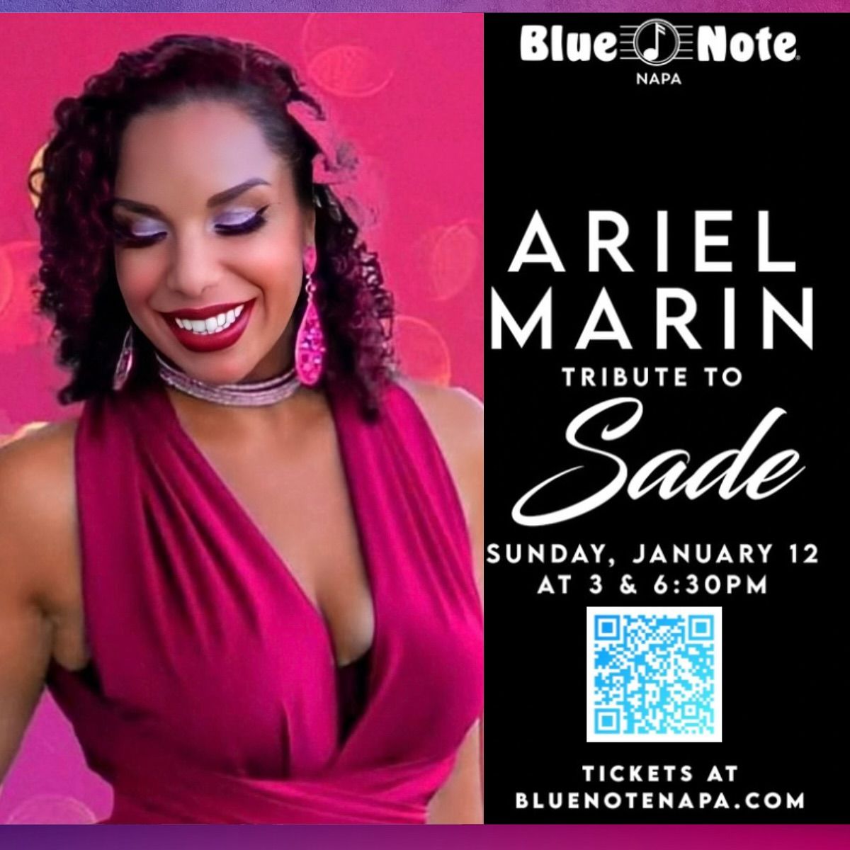 The #1 Sade Tribute featuring Ariel Marin, Juan Escovedo, and James Jae-E Earley