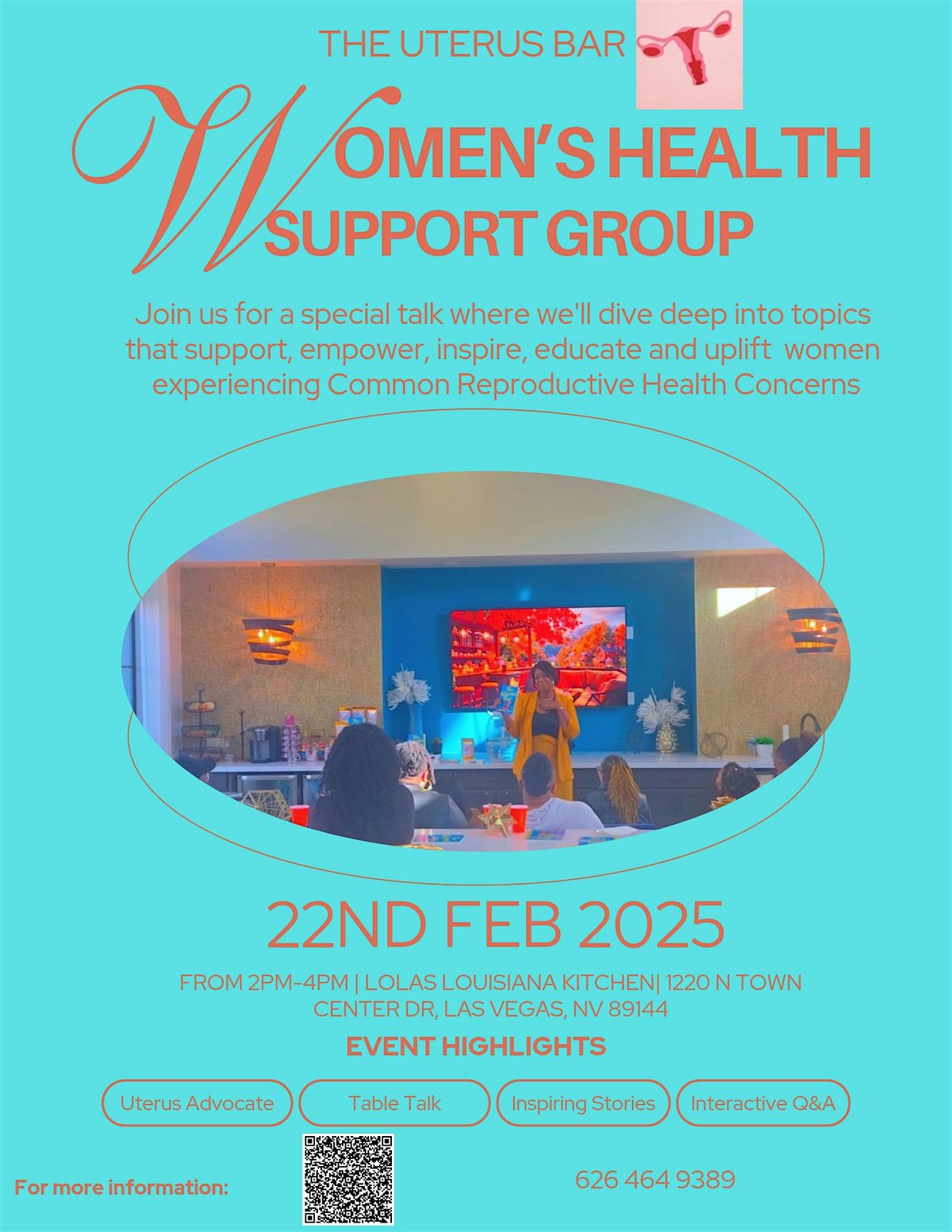 The Uterus Bar Presents: Women\u2019s Health Support Group