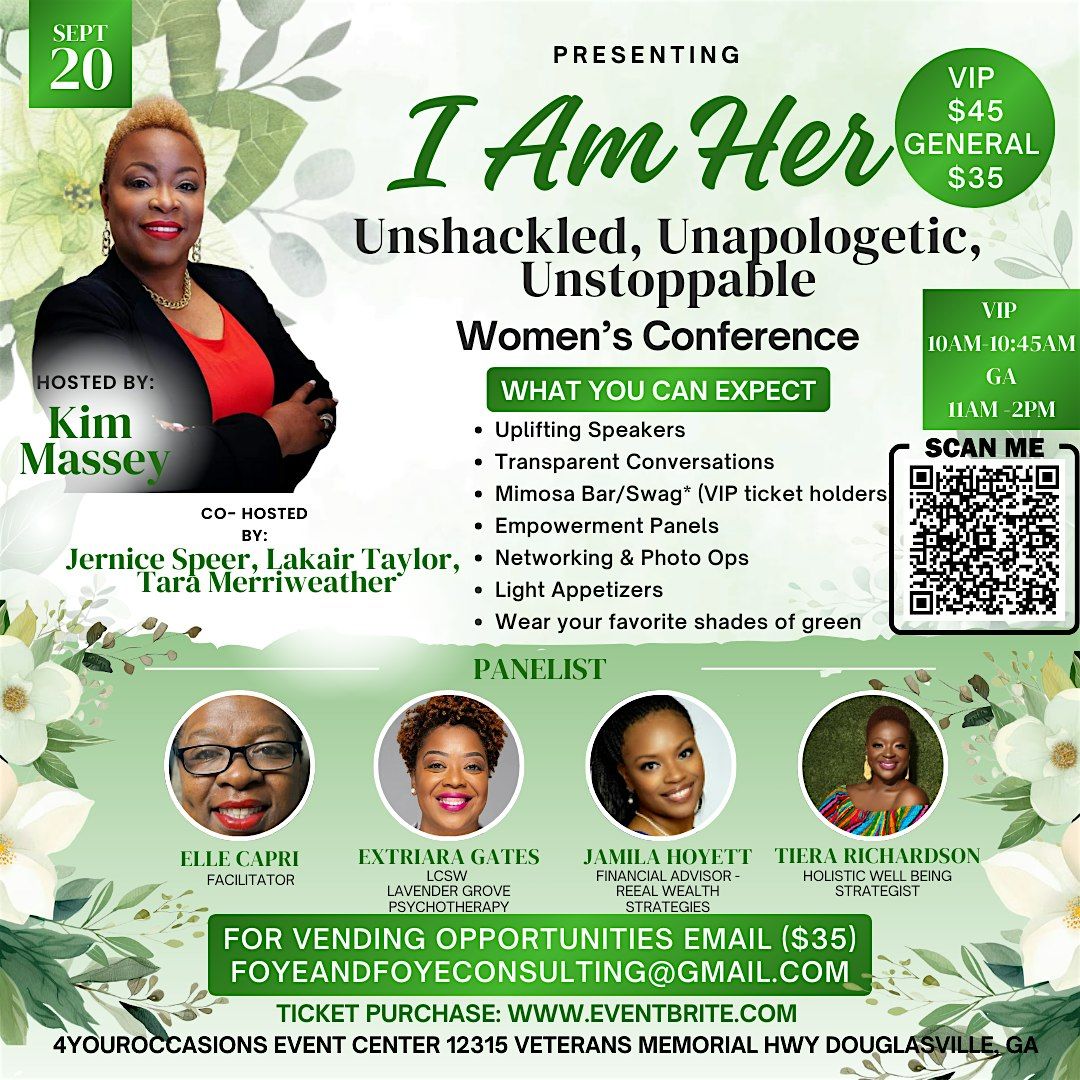 Unshackled. Unapologetic. Unstoppable \u2013 I Am Her!