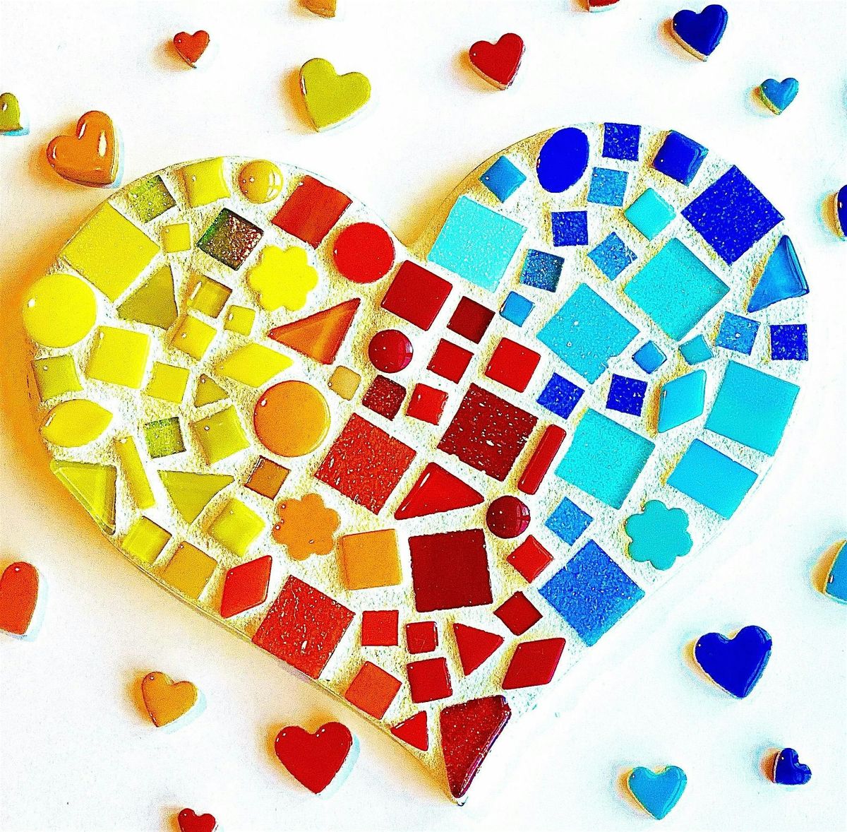 Create your own heart Mosaic Heart