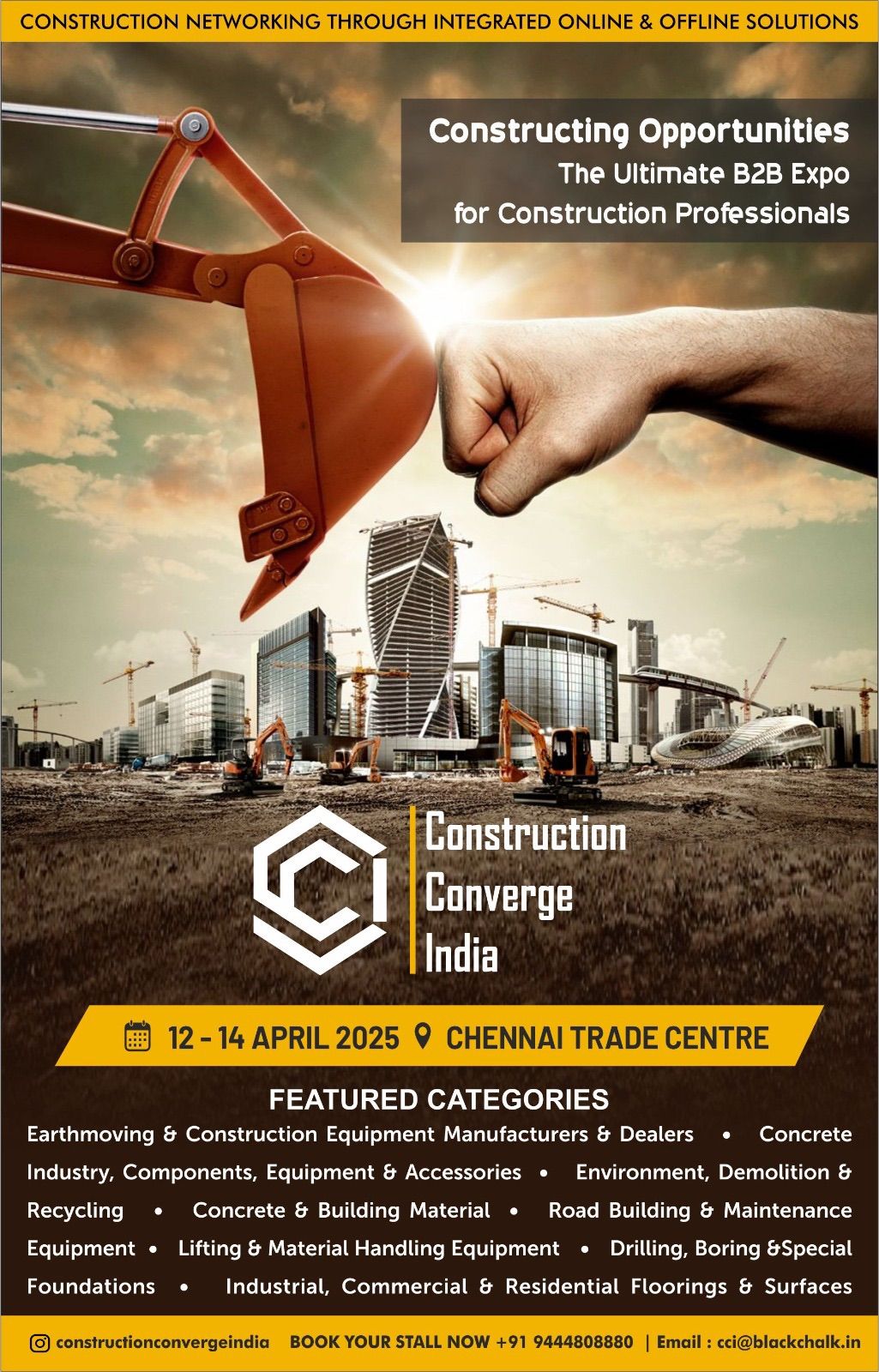 Construction Coverage India (CCI) \u2013 The Ultimate Construction Expo!