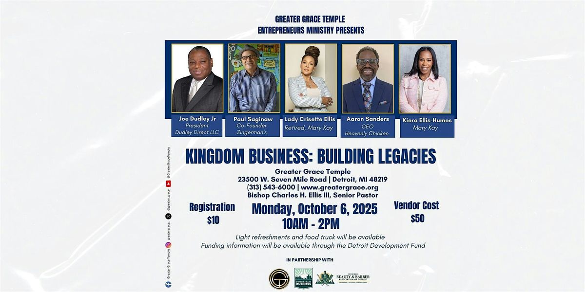 Kingdom Business: Building Legacies