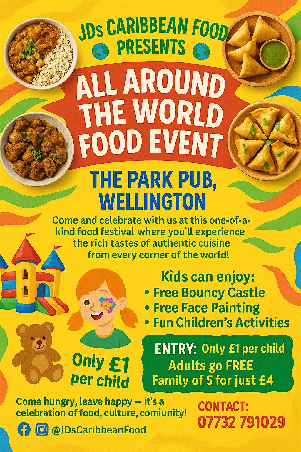 JD'S Caribbean Food Present's - All  Around The World Food Event