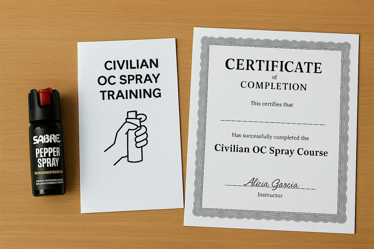Civilian OC (Pepper Spray) Certification Class