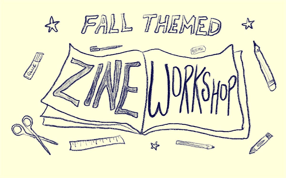 Falling Forward Zine Workshop with facilitator Francis Tomkins