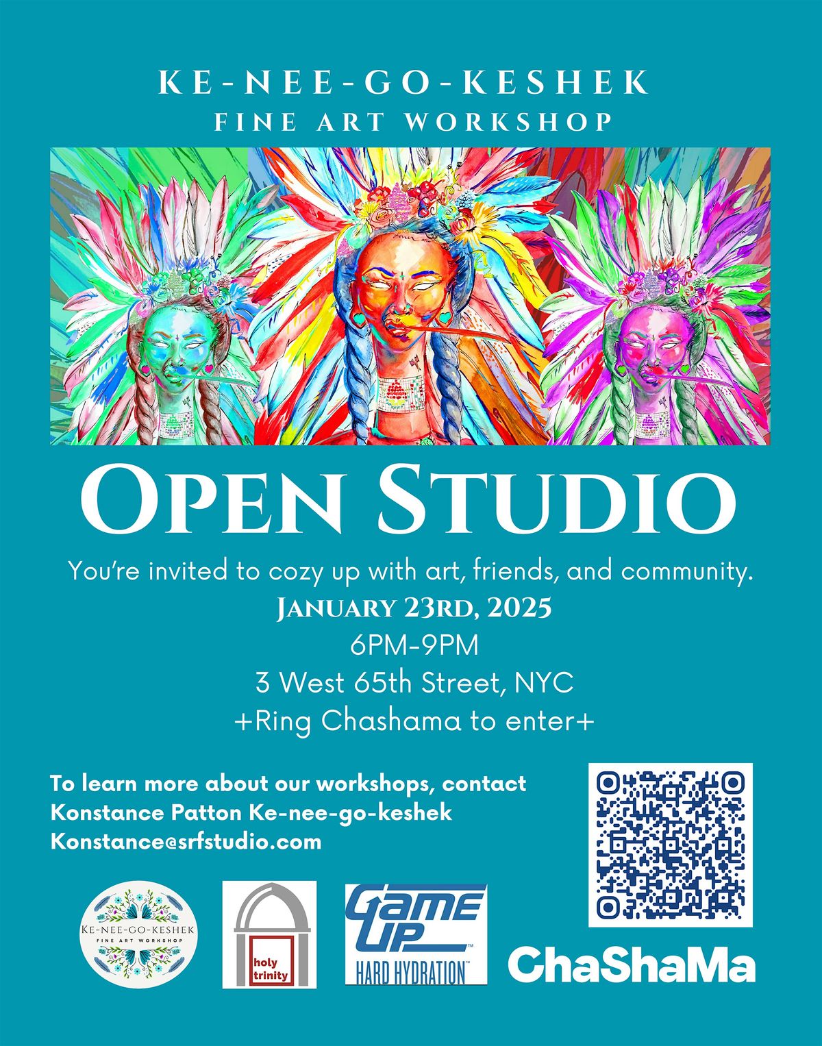 Ke-nee-go-keshek Fine Art Workshop: Open Studio & Winter Coat Drive