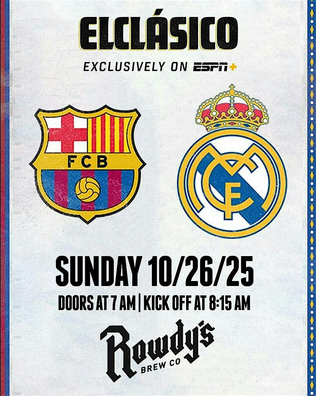 El Clasico Watch Party