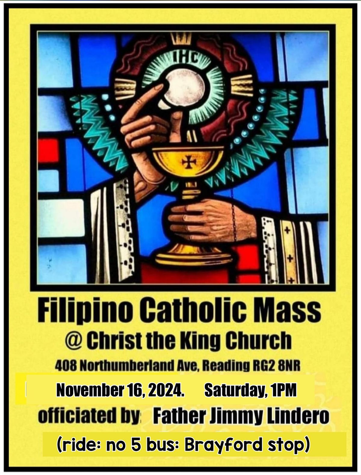 Filipino Catholic Mass in Reading 