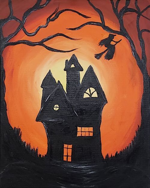 Join our Fun Fall Event \u201cSpooky Lane\u201d paint and sip painting event