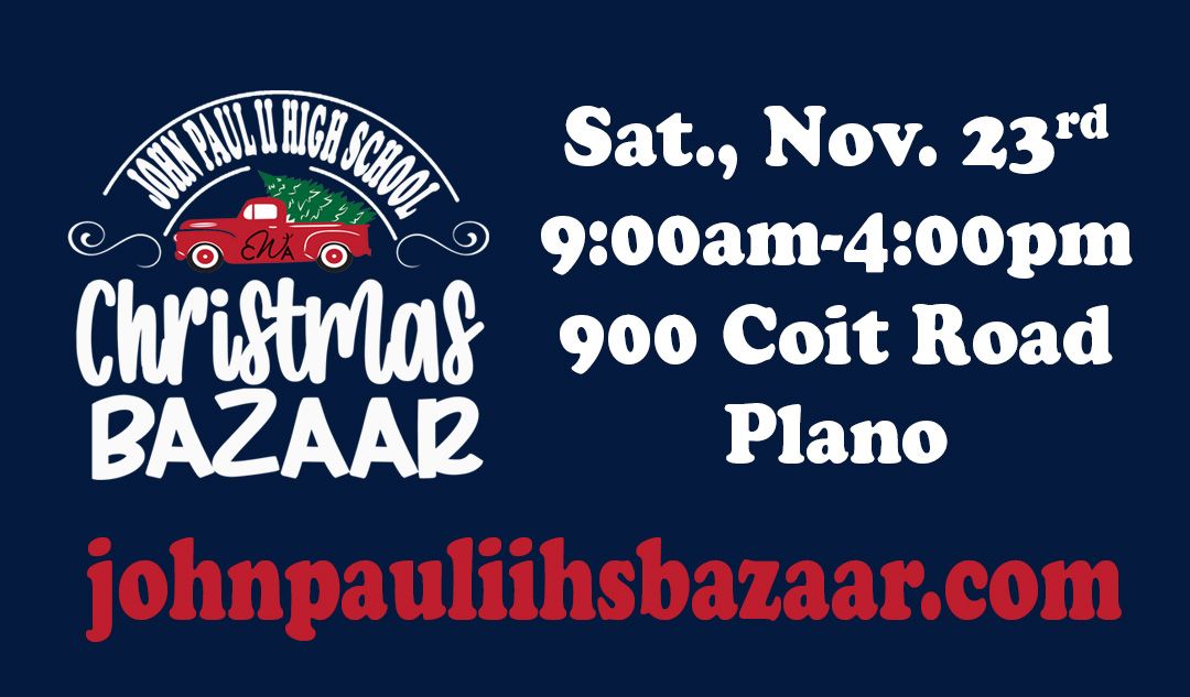 John Paul II High School Christmas Bazaar 2024