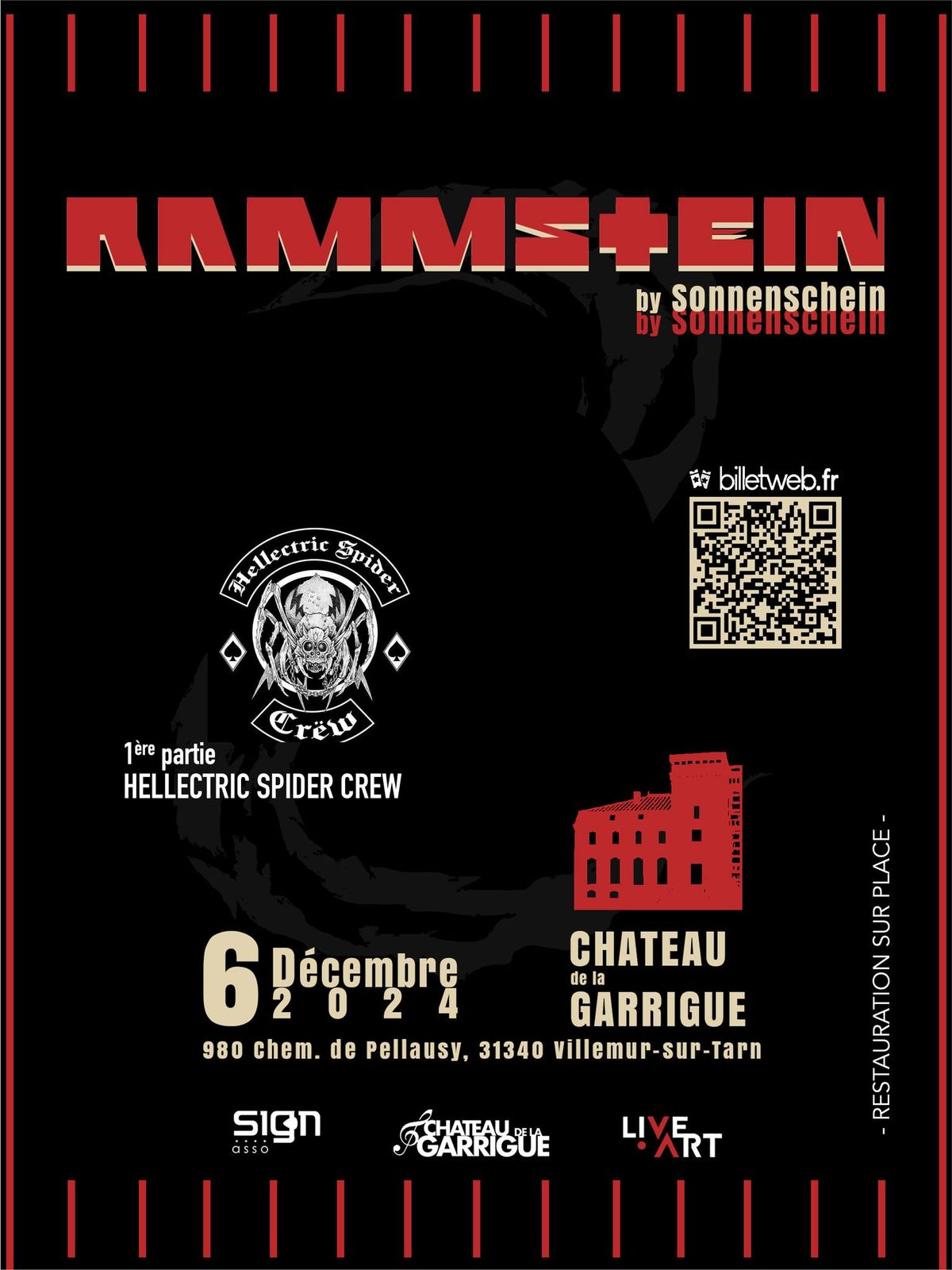 Tribute RAMMSTEIN au Ch\u00e2teau de la Garrigue