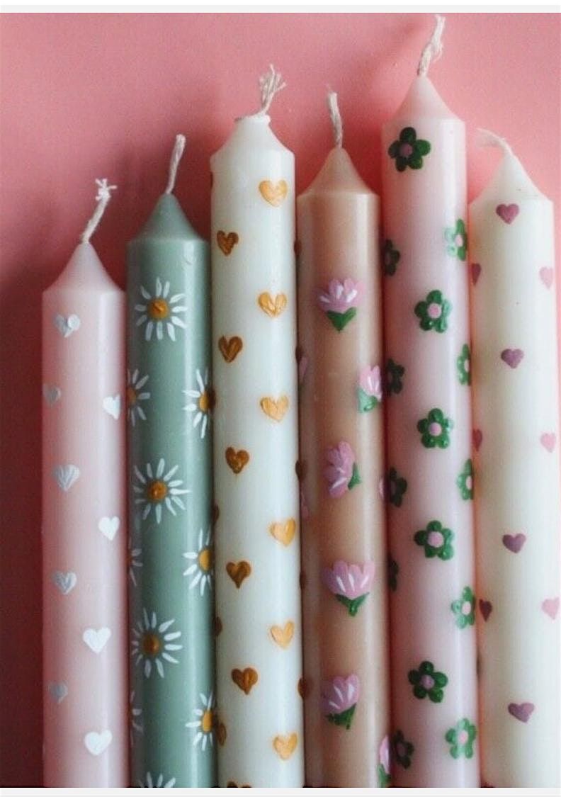 Sip and Paint - Candle decorating
