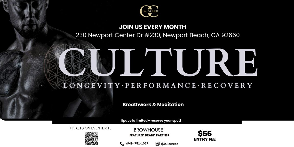 Culture OC Breathwork and Meditation Monthly Event