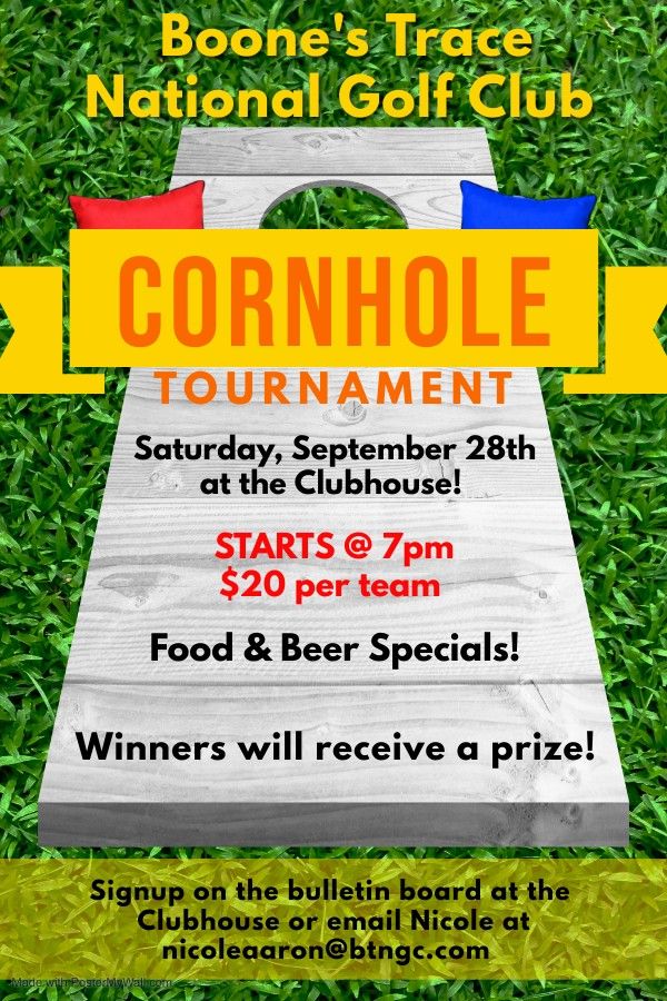 Cornhole Tournament!