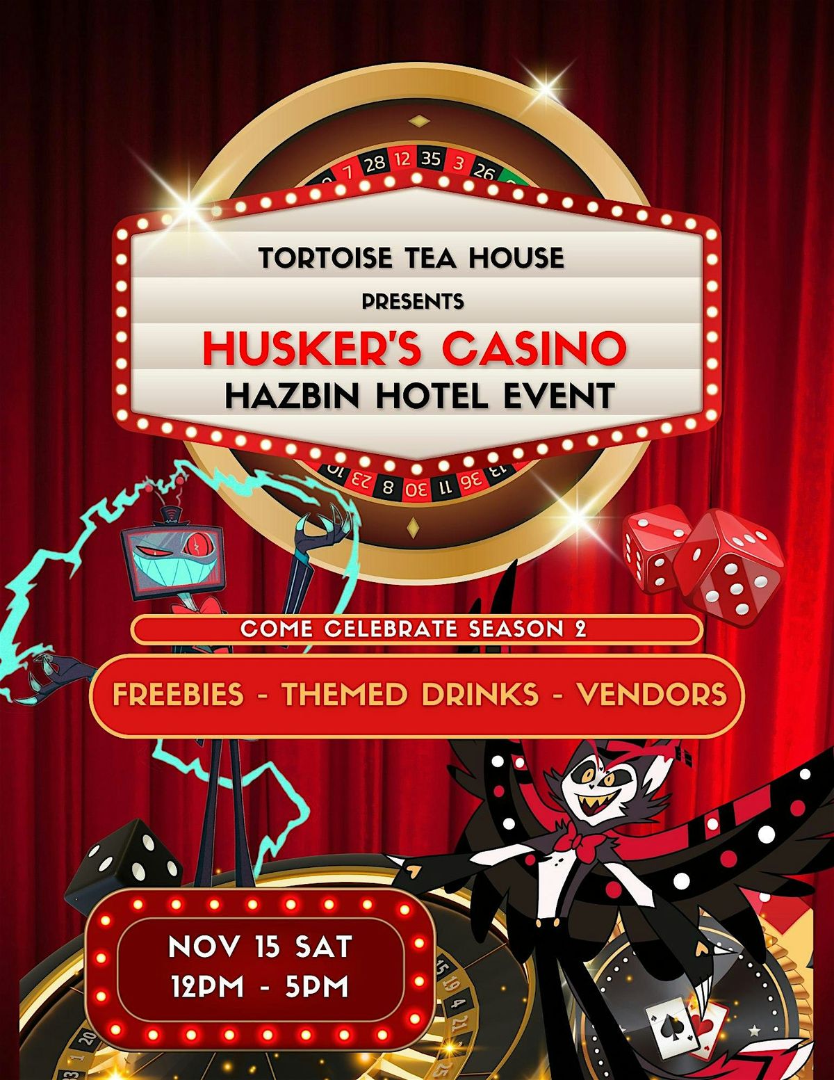 Husker's Casino - Hazbin Hotel Event