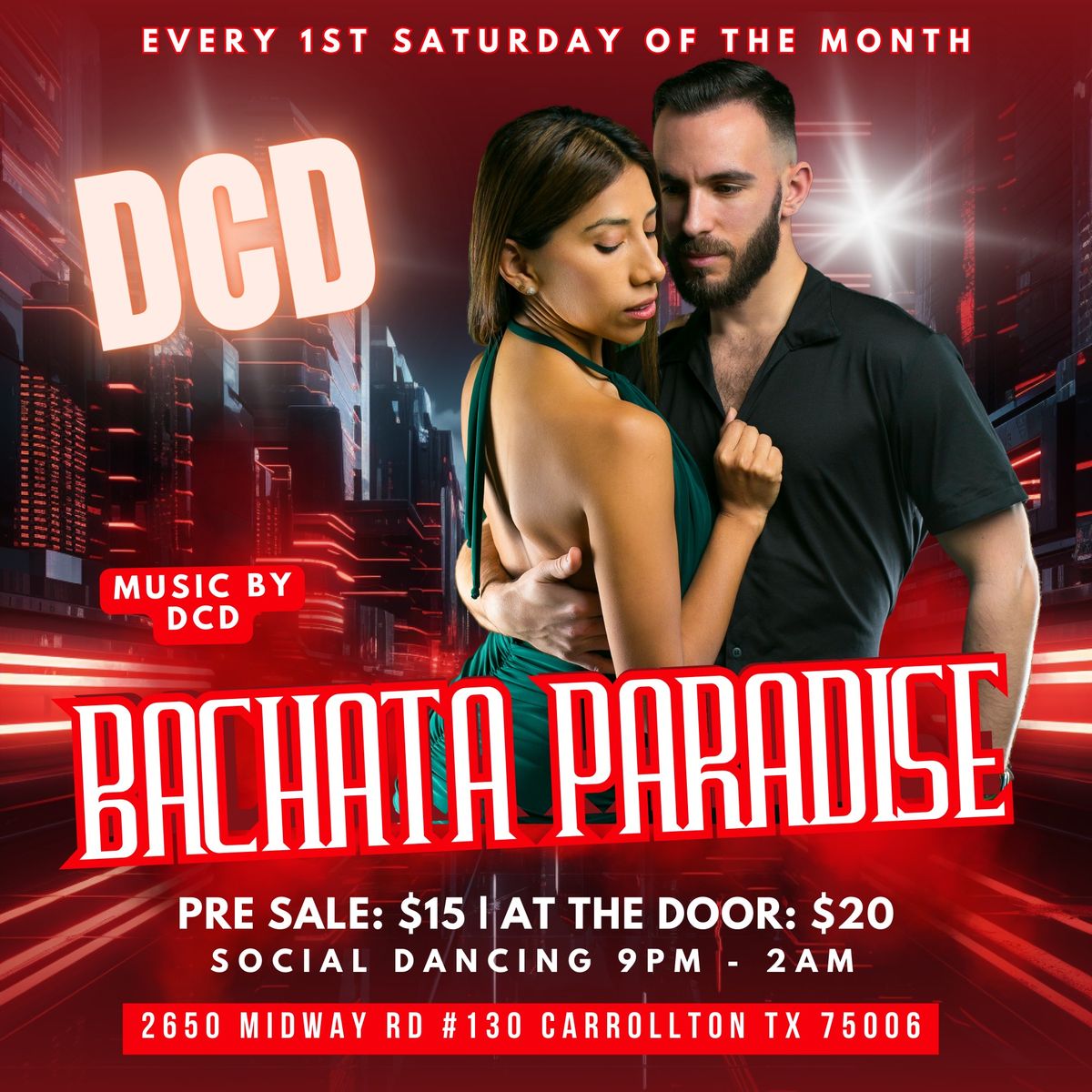 Bachata Paradise at DCD | Every 1st Saturday of the month | 90% Bachata