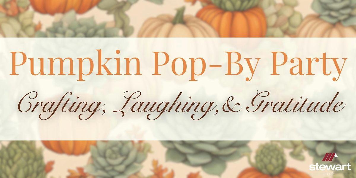 Pumpkin Pop-By Party