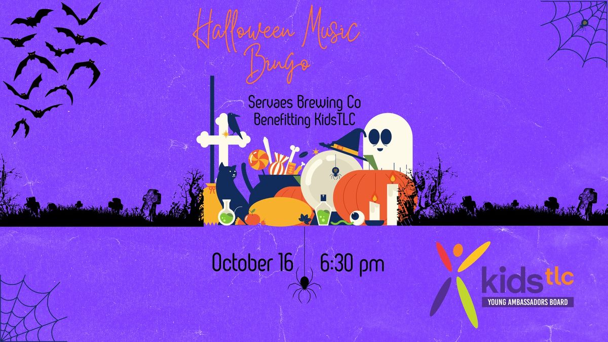 YAB Hosted Halloween Music Bingo Night Benefitting KidsTLC 