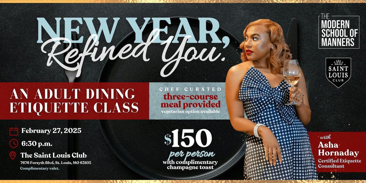 New Year, Refined You: An Adult Dining Etiquette Class