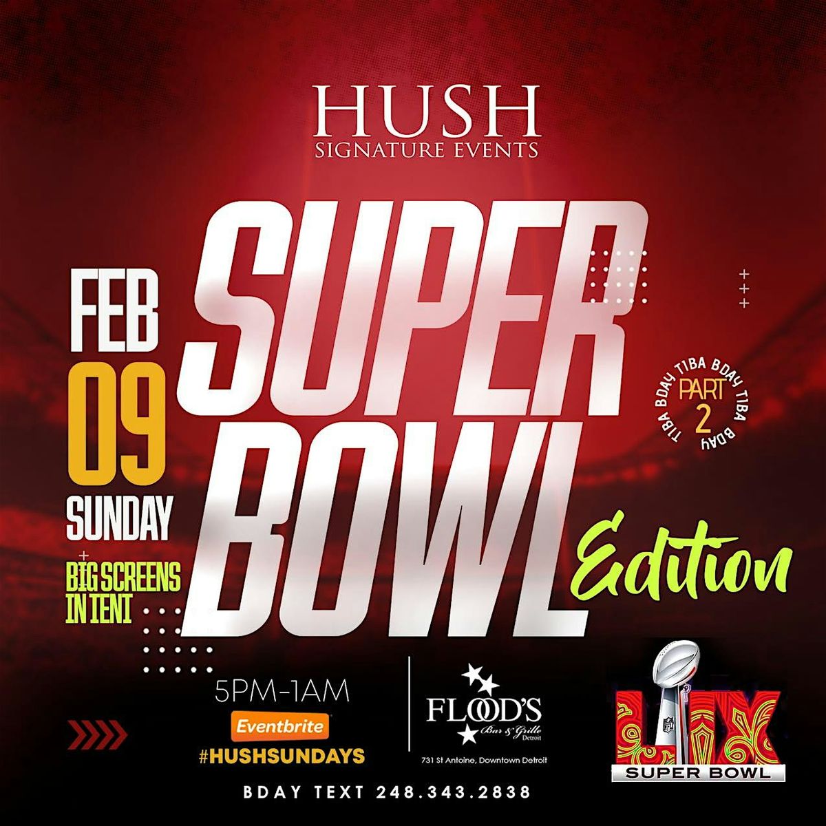 All Grown Super Bowl Event!!!