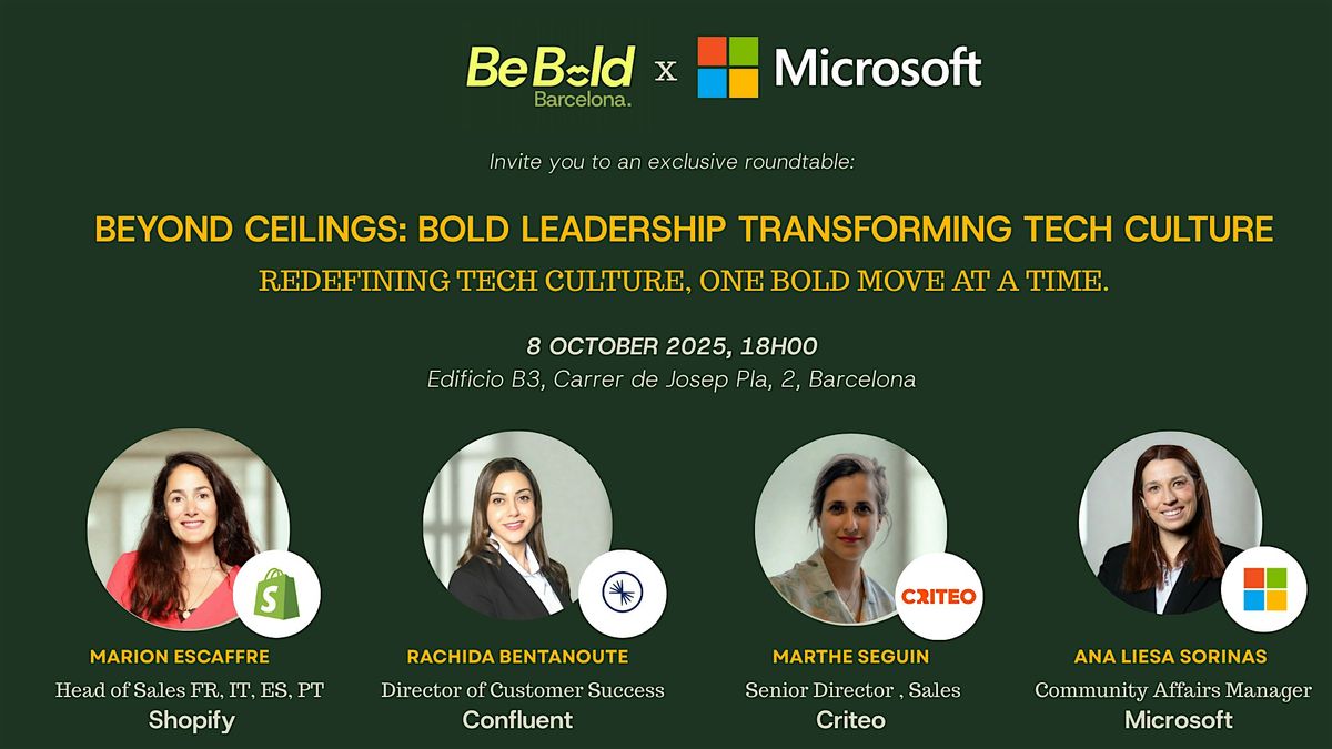 Beyond Ceilings : Bold leadership transforming tech culture